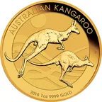 1 Unze Goldmünze Australien Känguru 2018