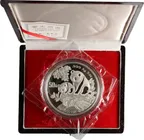 5 Unzen Silbermünze China Panda 1992 proof