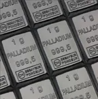 50 Gramm Palladium Tafelbarren