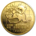 1/20 Unze Goldmünze China Panda 1989