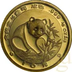 1/10 Unze Goldmünze China Panda 1988