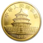 1/20 Unze Goldmünze China Panda 1989