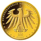 1/2 Unze Goldmünze - 100 Euro Wittenberg 2017 (D)