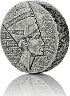 5 Unzen Silbermünze Republic of Tschad Queen Nofretete 2017