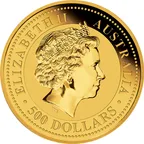 5 Unzen Goldmünze Australien Känguru 2015