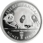 1 Unze Silber Panda 2018 Münze Berlin Round