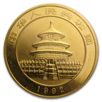 1/20 Unze Goldmünze China Panda 1992