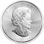 1 Unze Silbermünze Maple Leaf 2018 - Jubiläumsausgabe 30 Jahre