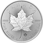 1 Unze Silbermünze Maple Leaf Incuse 2018