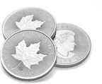 1 Unze Silbermünze Maple Leaf Incuse 2018