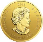 1 Unze Goldmünze Call of the Wild - Adler 2018