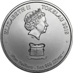 1 Unze Silbermünze Tokelau Leopardenhai 2018
