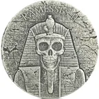 2 Unzen Silbermünze Republic of Tschad Ramses II nach dem Leben 2017