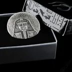 2 Unzen Silbermünze Republic of Tschad Ramses II 2017