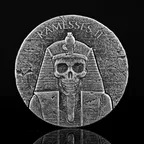 2 Unzen Silbermünze Republic of Tschad Ramses II nach dem Leben 2017