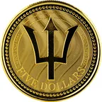 1 Unze Goldmünze Barbados Trident 2017