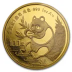 1/20 Unze Goldmünze China Panda 1991