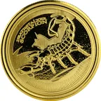 1 Unze Goldmünze Republic of Tschad Scorpion "Deathstalker" 2017