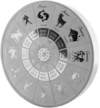 10 Kilogramm Silbermünze Niue Zodiak 2017