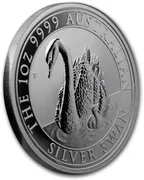 1 Unze Silbermünze Australien Schwan 2018