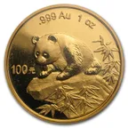 1/20 Unze Goldmünze China Panda 1999