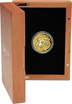 2 Unzen Goldmünze Australien Drache & Phönix 2017 - High Relief - polierte Platte
