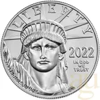 1 Unze Platinmünze American Eagle 2022