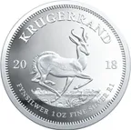 1 Unze Silbermünze Krügerrand 2018 - polierte Platte