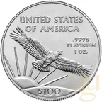 1 Unze Platinmünze American Eagle 2022