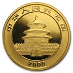 1/20 Unze Goldmünze China Panda 2000