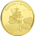 1 Unze Goldmünze EC8 Antigua & Barbuda - Rum Runner 2018