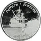 1 Unze Silbermünze EC8 Antigua & Barbuda - Rum Runner 2018