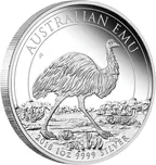 1 Unze Silbermünze Australien Emu 2018 - polierte Platte
