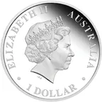 1 Unze Silbermünze Australien Emu 2018 - polierte Platte