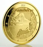 1 Unze Goldmünze EC8 Dominica - The Nature Isle 2018