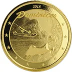 1 Unze Goldmünze EC8 Dominica - The Nature Isle 2018