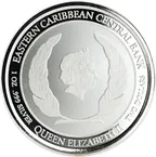 1 Unze Silbermünze EC8 St. Kitts & Nevis - Pelikan 2018
