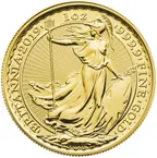 1 Unze Goldmünze Britannia 2019