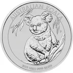 1 Kilogramm Silbermünze Australien Koala 2019