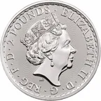 1 Unze Silbermünze Britannia 2019