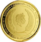1 Unze Goldmünze EC8 Antigua & Barbuda - Rum Runner 2018 - coloriert
