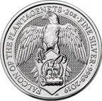 2 Unzen Silbermünze Queens Beasts Falcon 2019