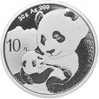 30 Gramm Silbermünze China Panda 2019