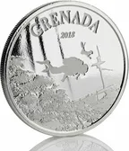 1 Unze Silbermünze EC8 Grenada - Diving Paradise 2018