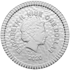 1/4 Unze Silbermünze Niue Eule von Athen 2020