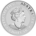 1 Unze Silbermünze Australien Känguru 2022