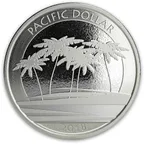 1 Unze Silbermünze Fiji Pacific Dollar 2018