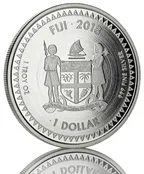 1 Unze Silbermünze Fiji Pacific Dollar 2018