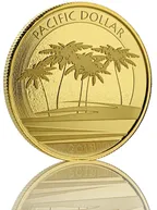 1 Unze Goldmünze Fiji Pacific Dollar 2018