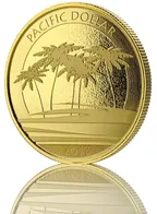 1 Unze Goldmünze Fiji Pacific Dollar 2018